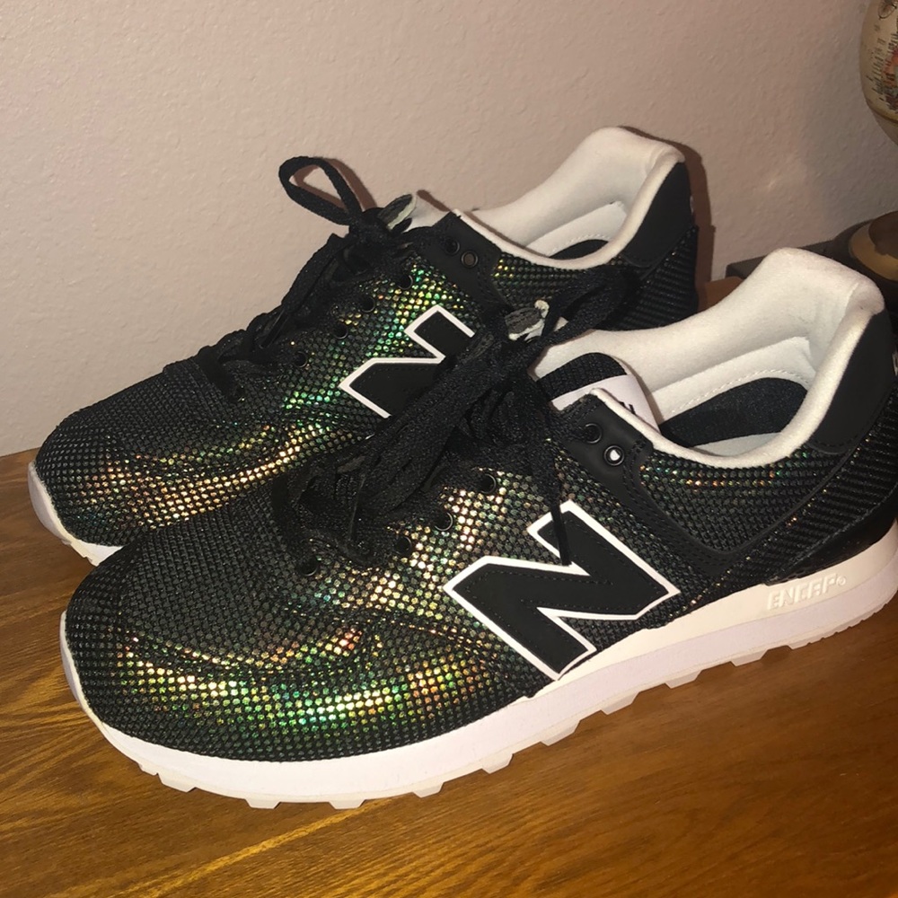 New Balance shiny shoes